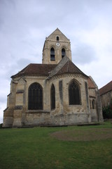 Fototapeta na wymiar Auvers: l'église