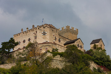 Fototapeta premium Venosta valley / Coira castle