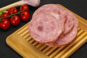 Natural ham made from pork