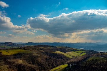 Colli Bolognesi dal Santuario della Beata Vergine di San Luca