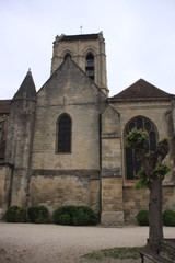 Fototapeta na wymiar détail de l'église d'Auvers