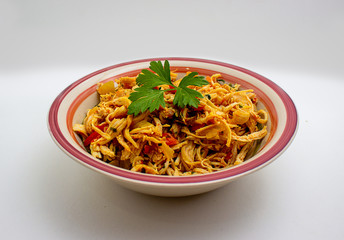 Pollo desemechado (shredded chicken)