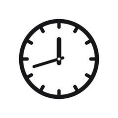 Clock icon, time icon vector