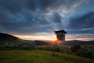 Sonnenuntergang im Schwarzwald