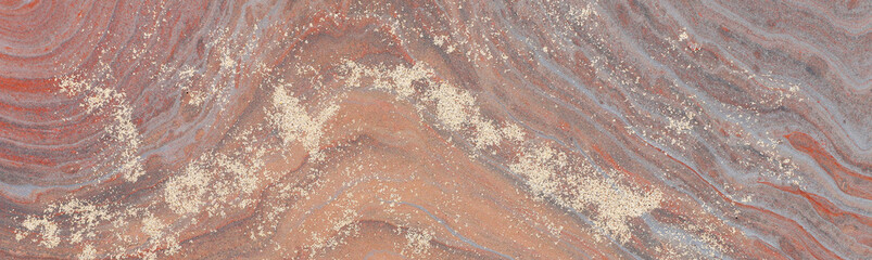 photography of abstract marbleized effect background. brown, orange, gray and white creative colors. Beautiful paint
