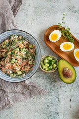 Smoked Salmon Tartare with Dill