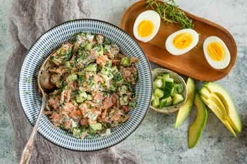 Smoked Salmon Tartare with Dill