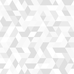 Geometric vector pattern with light triangles. Geometric modern ornament. Seamless abstract background