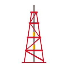 oil refinery gas factory cartoon