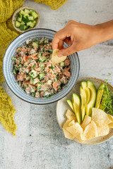 Smoked Salmon Tartare Dip