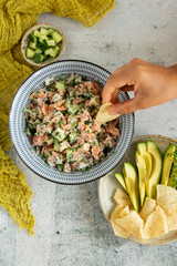 Smoked Salmon Tartare Dip