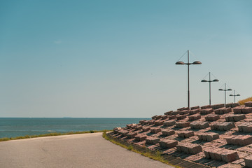 minimalsitic beach scene Baltrum