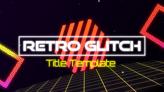 Retro Glitch Title