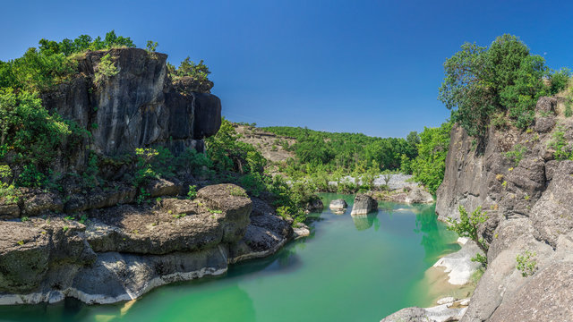 Venetikos river in Greece