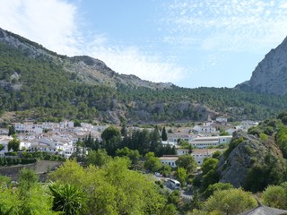 Obraz premium The village of Grazalema, Sierra de Grazalema, Spain
