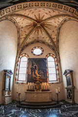 Obraz premium Interior of the church of Santa Maria delle Grazie, Milan, Italy