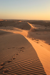 Fototapeta na wymiar Unterwegs in Oman, Wahiba Wüste 