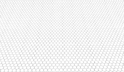 Duotone hexagon 3D background texture. 3d rendering illustration. Futuristic abstract background.