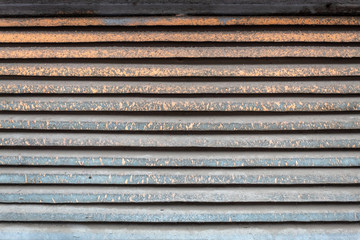 Old Weathered Rusty Metal Grille