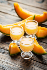 liquor with melon and cream