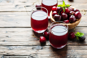 Summer cherry juice