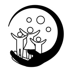 international youth day flat design