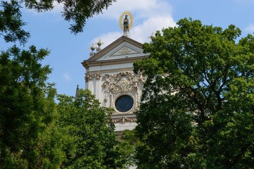 old clock tower of the church