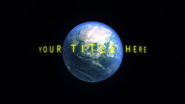 Earth Intro Title