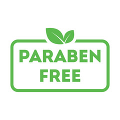 Paraben free icon. Vector illustration