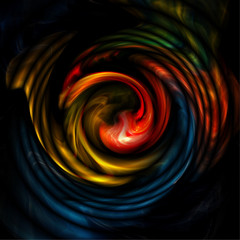 Obraz premium Digital Art, abstract 3D objects with soft lighting, Germany