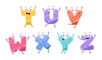 cute kid alphabet vector set © Colorfuel Studio