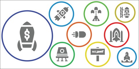 launch icon set