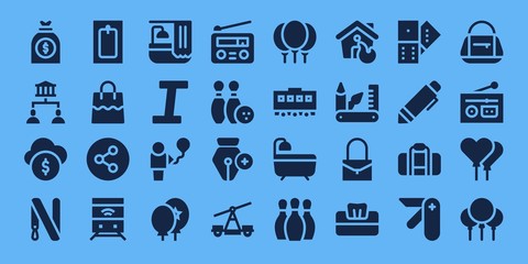 objects icon set