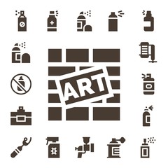 sprayer icon set