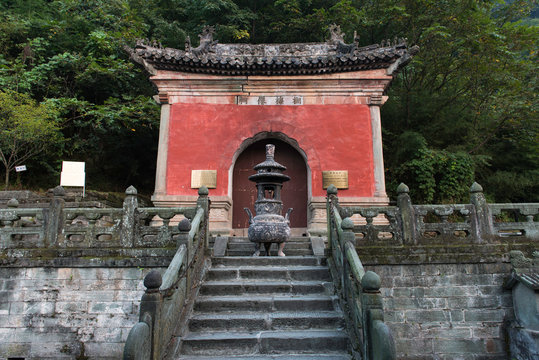 Taoist shrine in Wudang Mountains, Ancient Building Complex, China