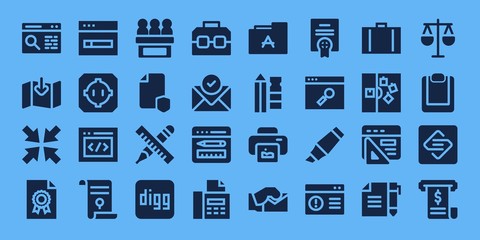document icon set