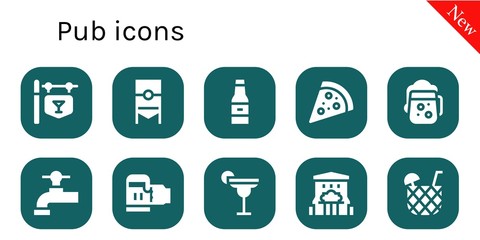 pub icon set