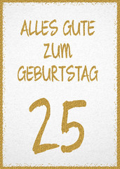 Grußkarte mit Aufschrift 