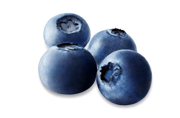Blueberry on a white isolated background