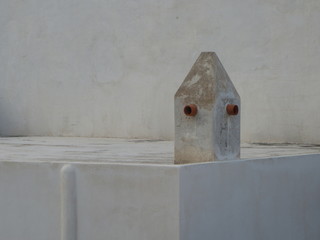 Détail d'architecture de maison en sicile
