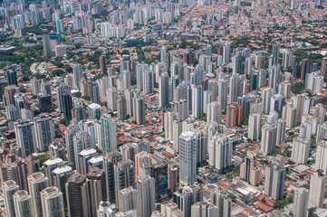 Aerial view of Sao Paulo, Brazil