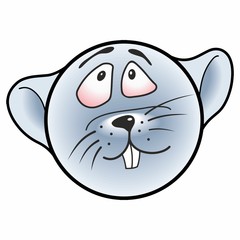Emoticon, smiley, Chinese Zodiac Sign Year of Rat, Happy chinese new year 2020. sign for greetings card, invitation, posters, banners, calendar