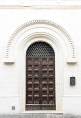 Old and colorful door, Italian architecture