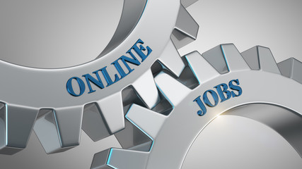Online jobs concept