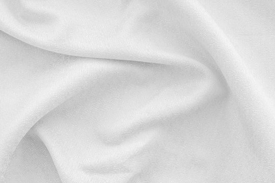 Design for blog with monochrome fabric texture background top view space for text