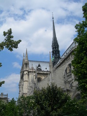 la lèche de Notre Dame de Paris