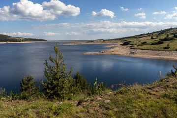 Landscape with Belmeken Dam, Rila mountain, Bulgaria