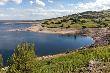 Landscape with Belmeken Dam, Rila mountain, Bulgaria