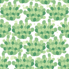Seamless pattern with cactuses