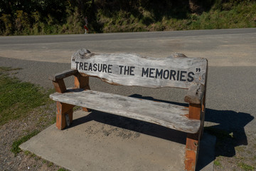 How true Treasure the memories carved on the bench
